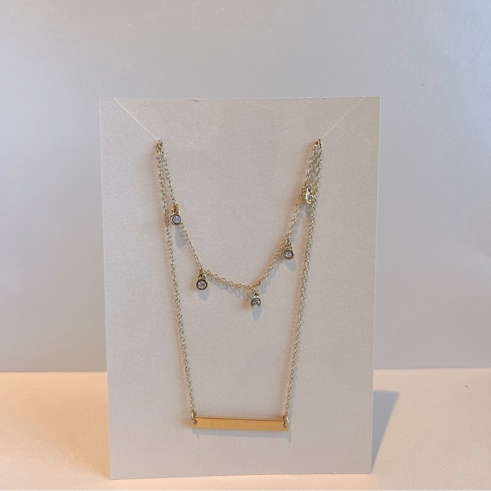 Fosterie Layered Gem Necklace